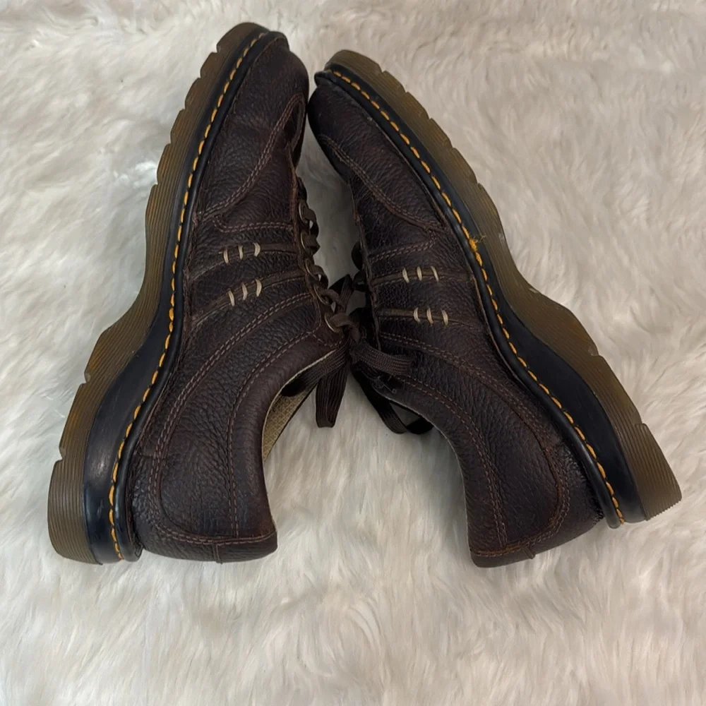 Dr. Martens Dawes Oxford Shoes Lace Up Leather Brown Men Size 9